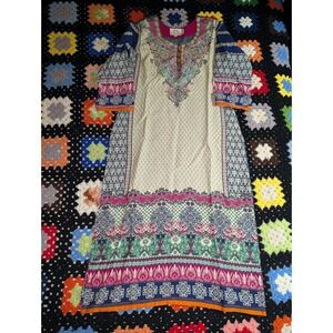 Sabhyata Dress Floral Kurti Colorful Small Slim Fit